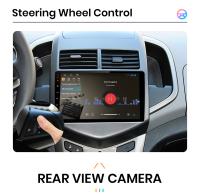 AWESAFE inalámbrico CarPlay Android Auto Radio para Chevrolet Aveo 2 Sonic T300 2011 2012 2013 2014 2015 coche reproductor multimedia GPS 2 din autoradio volante controles RDS Bluetooth - details 11