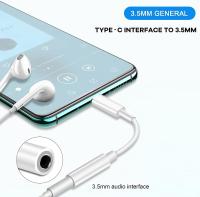 FGNS Adaptador USB C a Jack de 3,5 mm, Adaptador Auxiliar Tipo C a Conector para Auriculares, Adaptador de Audio para Auriculares USB Tipo C, Adaptador de Auriculares Tipo C Compatible con Samsung Galaxy, MacBook Pro, iPad, Huawei, OPPO, Vivo, etc. - details 0