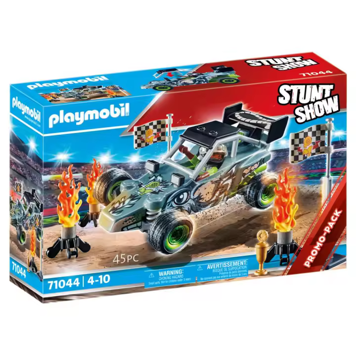 Coche con piloto de acrobacias Playmobil Stuntshow (71044) - 1