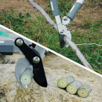 Tijeras De Poda Bypass De 17.72 Pulgadas Con Sistema De Corte Operado Por Engranajes Corta Ramas Hasta 30 Mm Hoja De Acero SK-5 Y Tef - details 1