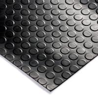 Pavimento de Caucho Antideslizante Suelo Protector Revestimientos Alfombra PVC negro - details 1