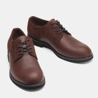 Zapatos Derbys Para Hombre De Cuero Genuino Ultraligeros Y Cómodos Moda Casual Negro Talla True Fit Material De Suela De Goma - details 18