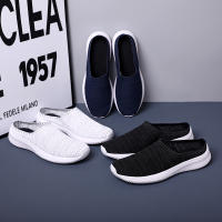 Zapatos Casuales De Malla Para Hombre Verano Transpirables Media Zapatos Comodidad Interior Exterior Parejas Moda Planos Antideslizantes Tamaño True Fit - details 24
