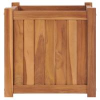 vidaXL Arriate de madera maciza de teca Dimensiones 30 x 30 x 30 cm,  40 x 40 x 40 cm,  50 x 50 x 50 cm y mas - details 9