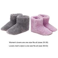 Botas De Nieve Calientes Invierno Con Calentador USB Zapatos Eléctricos Plush Para Hombres Y Mujeres Botas Calefactadas Lavables Para Los Pies - details 18