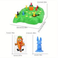 Juego De Mesa Educativo Para Niños Juego De Carreras De Conejos Juguetes De Rotación De Batata Juego Familiar De Educación Temprana - details 10