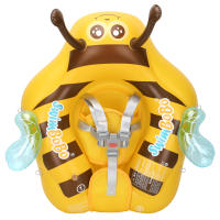 Nueva Actualización De La Flota Infantil De Sumbobo: Anillo Flotador Inflable Para Bebés Con Asiento Malla Seguro Y Suave En Color Amarillo Con Diseño De Abeja Juguete Divertido Para El Verano - details 13