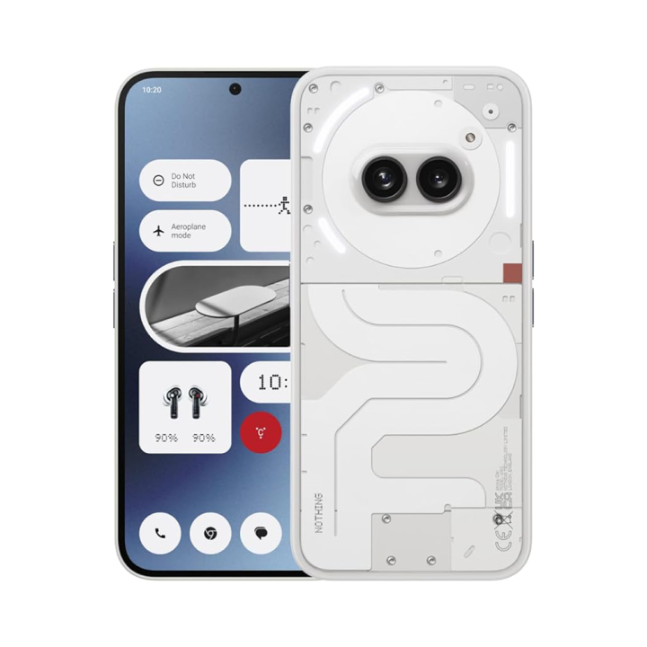 Teléfono - Nothing Phone (2a) 5G Smartphone Versión Global, 8GB+128GB, Procesador MediaTek Dimensity 7200 Pro, Pantalla AMOLED flexible de 6.7" 120Hz, Cámara principal doble cuenta con 50 MP, Batería 5000 mAh, Soporte para NFC, IP54