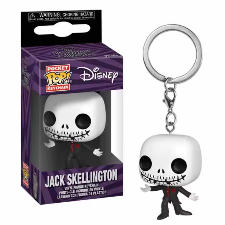 Funko Pop! Llavero Disney Pesadilla antes de Navidad, Jack Skellington Formal - 1