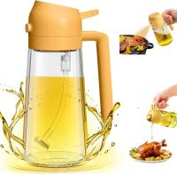 Botella De Aceite De Vidrio 500ml Con Reproductor De Golpes Para Cocina BBQ Y Picnics Herramientas Ecológicas Para Negocios - details 1