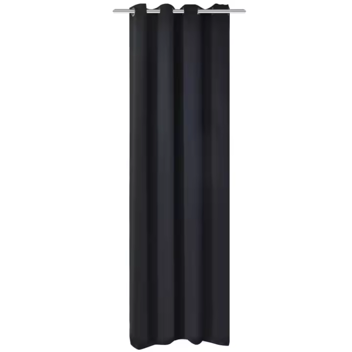 vidaXL Cortina Opaca con Ojales de Metal 270x245cm Decoración para Hogar Color Gris,  Marrón,  Negro y mas - 1