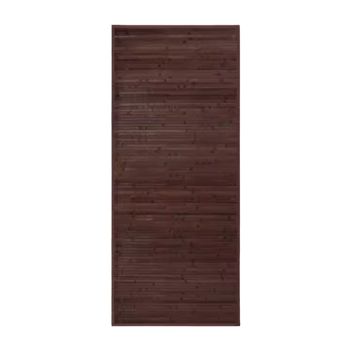 Alfombra de bambú, Antideslizante, Anti Manchas, Resistente a la Humedad, para Salón, Dormitorio, Cocina, Baño, Pasillo, Garaje- “marrón Nogal” de “175x75 cm-DAMDAM GO - 1