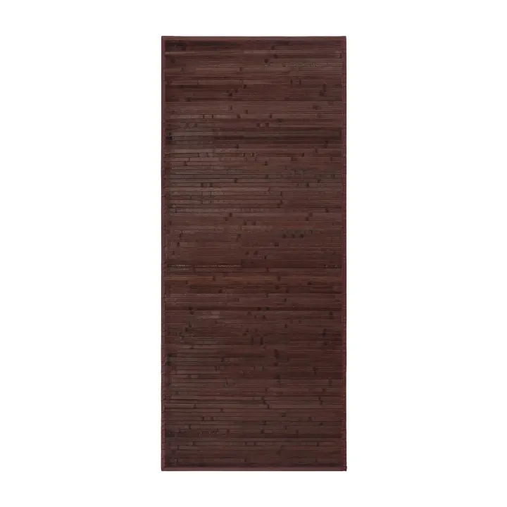 Alfombra de bambú, Antideslizante, Anti Manchas, Resistente a la Humedad, para Salón, Dormitorio, Cocina, Baño, Pasillo, Garaje- “marrón Nogal” de “175x75 cm-DAMDAM GO - 1
