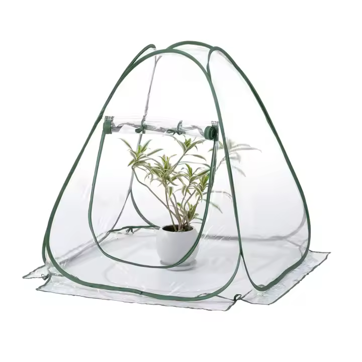 Mini Invernadero Portátil Y Plegable De PVC Para Jardín Protección Exterior Antipolvo Y Anti-Pájaros Cubierta Para Plantas - 1