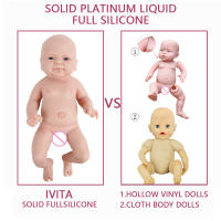Muñeca De Silicona Completa IVITA WB1512CT Para Niños 36cm Con Pacificador Magnético Muñeco De Peluche Suave Para Niños Juguetes De Navidad - details 3
