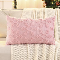 Funda De Cojín Navideña En Forma De Copo De Nieve De Algodón Poliéster Suave Para Decoración De Invierno Para Sala De Estar - details 7