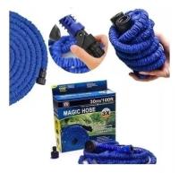 Manguera Expandible 30 Metros Magic Hose + Pistola 7 Chorros Color azul - verde - details 3