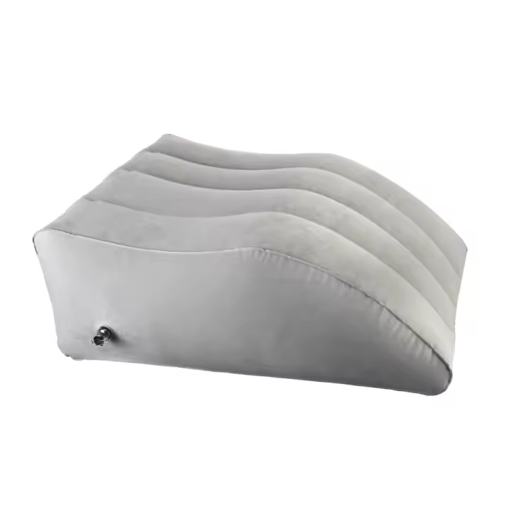 Almohada Inflable Portátil Para Viajes Y Camping Soporte De Rodilla Y Pie Elevación De Pierna Almohada De Poliuretano Rectangular Para Cuerpo - 1
