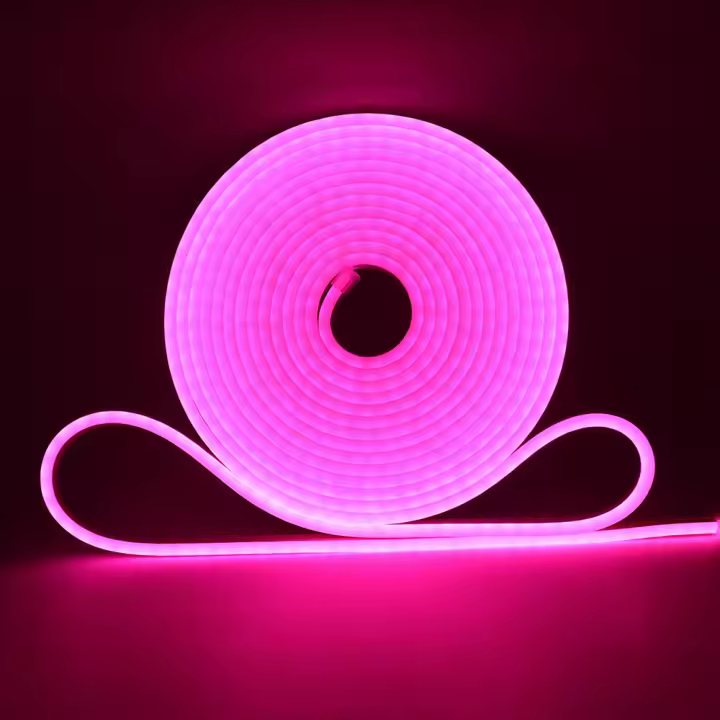 Tira De LED Flexible 12V Neón 2835 120LEDs/M Luz De Cuerda Impermeable Para Exteriores Azul Caliente Rosa Blanco Rojo Amarillo Verde 1M 5M - 1