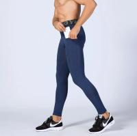 Mallas de compresión para hombre, medias deportivas secas y frescas para correr, pantalones de ciclismo con parte inferior de capa Base para entrenamiento, entrenamiento atlético, gimnasio - details 5