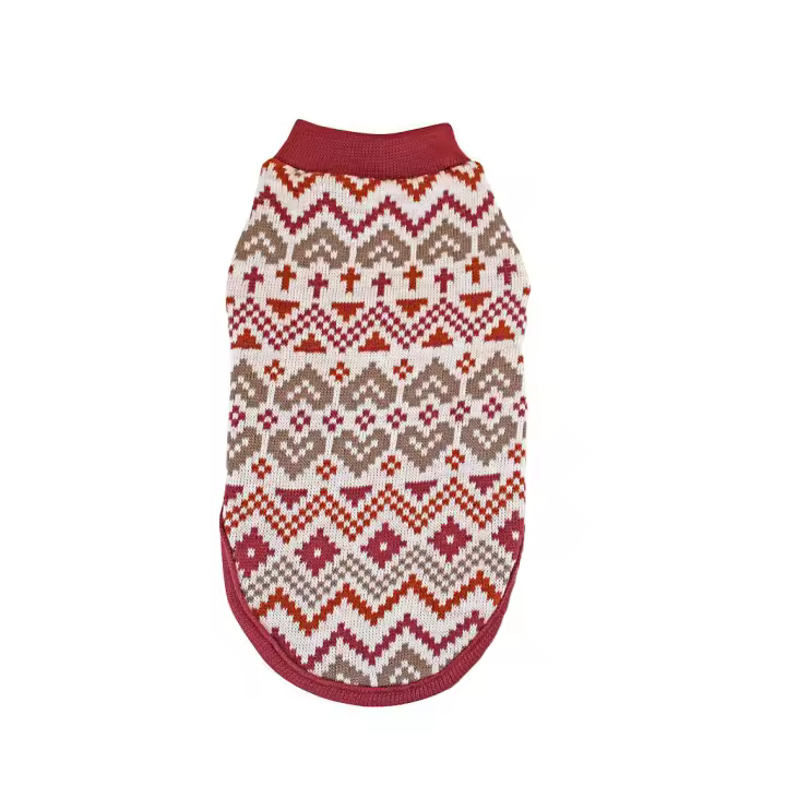 Yagu - Jersey para Perros de Punto Corazones - Abrigo para Perros - Ropa Estampada para Mascotas - 1