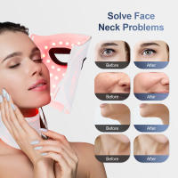 Máscara De Terapia De Luz Roja De Silicona 7 Colores LED Para Rejuvenecimiento Anti-Edad Con Protección Ocular Y Alumbrado Facial - details 10