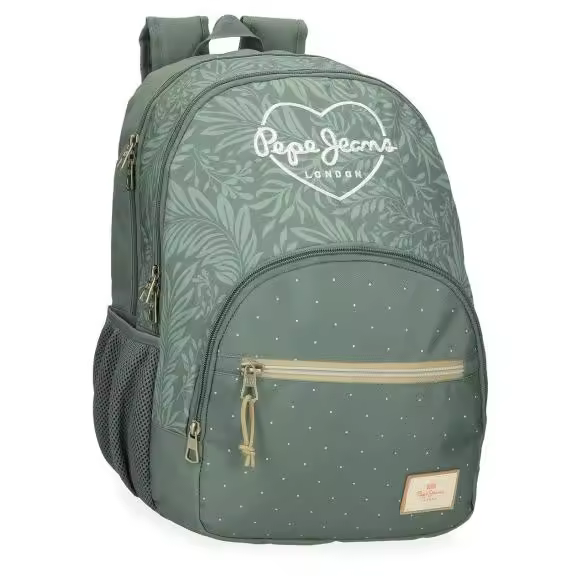 Mochila Pepe Jeans Coralie – 44 cm, 2 Compartimentos - 1