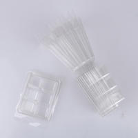 10Packs Molde Para Velas De Cera Claro De Concha Moldes Para Velas Sin Fuente De Fuego Cajas De Velas PVC Originales De China - details 6