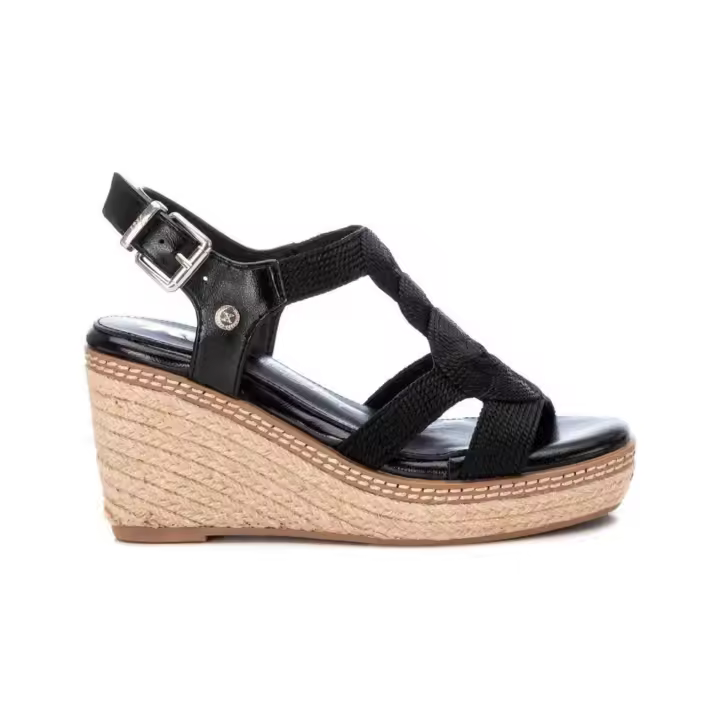 Cuñas de Esparto XTI Md142320 para mujer en color negro - 1