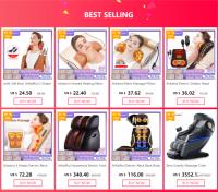 Masajeador Eléctrico De Cuerpo Completo Con Calor Y Masaje Profundo Shiatsu Para Cuello Espalda Hombros Piernas Y Pies Portátil Para Hogar Y Oficina - details 0
