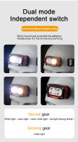 Linterna Frontal Recargable Con Sensor De Movimiento LED Brillante Para Exteriores Lámpara De Emergencia Para Camping Y Pesca - details 7