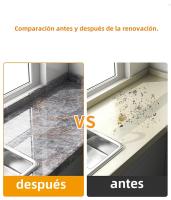 Pegatinas De Papel Tapiz Para Cocina 40cm Antigoteado Y Impermeable Adhesivo Self-Adecente Estilo Mármol Decoración De Gabinete Y Pared - details 3