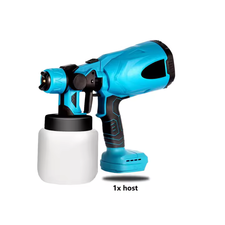 800ML Electric Spray Gun Cordless Paint Sprayer Auto Furniture Steel Coating Airbrush Easy Paint Sprayer for Makita 18V Battery - 1