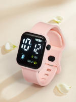 Reloj Electrónico Para Niños Cuadrado Astronauta Deportivo Estilo Casual Pantalla Táctil Sin Resistencia Al Agua Movimiento Digital Material De Cuerda Y Dial Plástico - details 1