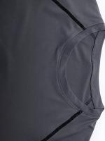 Camiseta De Compresión Para Hombre Verano Deporte Fitness Gimnasio Secado Rápido Running Tops De Entrenamiento Cuello Redondo T-Shirt Deporte Corporal - details 12