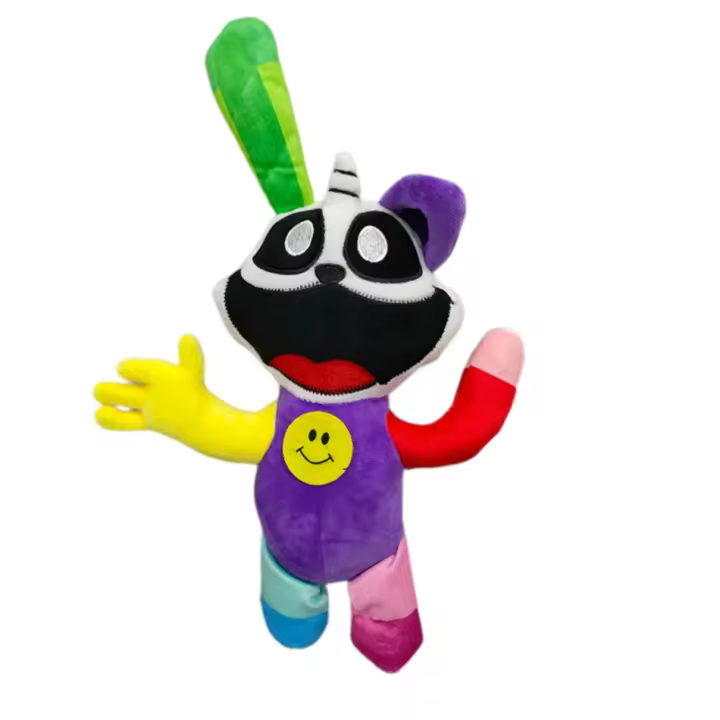 Muñeco De Peluche Sonriente 27-32cm Gato Saltarín Kawaii Relleno De Algodón PP Juguete Decorativo Para Niños Regalo De Navidad - 1