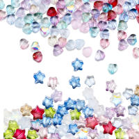 20/50pcs Pulgones De Vidrio Bohemio En Forma De Corazón Y Estrella AB Color Para Creación De Joyas Accesorios Hechos a Mano - details 3