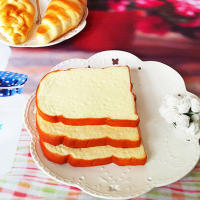 Jumbo Squishy Scented Miniatura De Pan Tostado Suave Para Niños Juguete Cojín De Mano Decoración De Casa 14CM Figura De Cocina Moderna - details 0