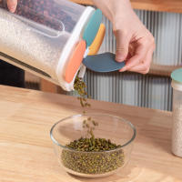 Caja De Almacenamiento Para Cocina 1.5L/2.3L Contenedor De Alimentos Hermético Antihumedad Con Tapa Para Granos Y Suministros Frescos - details 4