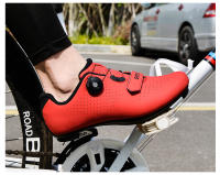 Zapatos De Ciclismo Profesionales Para Hombres MTB Con Cierre Self-Locking Zapatillas De Bicicleta Al Aire Libre Ultraligeros Para Carreras En Carretera Con Placa SPD - details 11