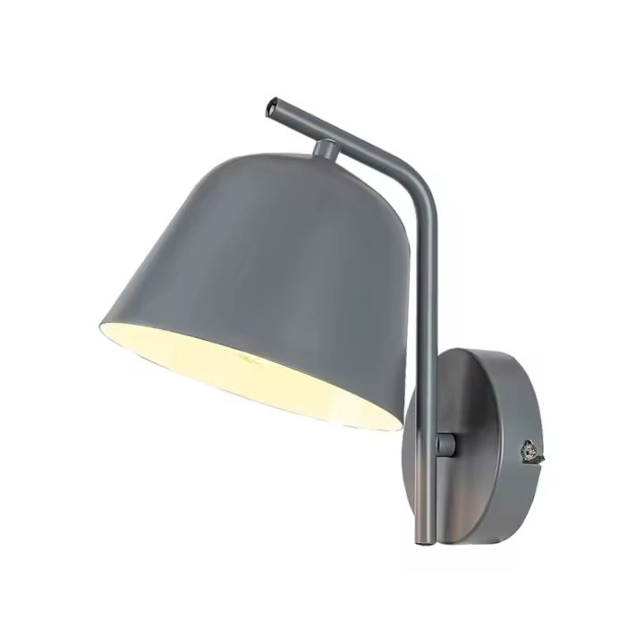 Aplique Pared E14 Metal Gris Estilo Industrial Metal IP20 MALIA  RABALUX - 1