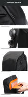 Mochila para ordenador portátil de gran capacidad para hombre, bolsa de viaje deportiva, impermeable, informal, para exteriores, 17,3 pulgadas，Ocio ligero Oxford tela bolsa de ordenador impermeable de gran capacidad - details 10