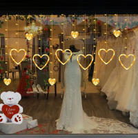 Luces De LED En Forma De Corazón Para Decoración De Habitaciones Boda Y Fiesta Operadas Por Pilas Guirnalda Fairy Para Valentine's Day - details 5