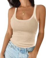 Camiseta Lisa para Mujer con Cuello Redondo – Mezcla de Licra, Estilo Retro Americano, Versátil y Sexy, Ideal para Ropa Interior y Exterior - details 5