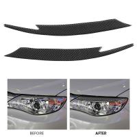 Pareja De Pegatinas De Fibra De Carbono Para Faros Adecuadas Para Subaru Impreza WRX STI 2008-2011 Adorno De Coche - details 3