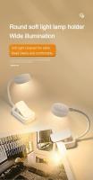 Lámpara De Libro Plegable Mini Con Clip Luz Nocturna LED Recargable USB 3 Modos Protección Ocular Dimmer Continuo Flexible Para Lectura En La Habitación - details 1