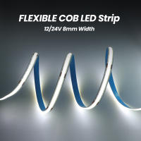Tira LED COB Flexible 5M/10M 12V/24V 320Leds/M 4000K 4000K 6000K Calor Natural Alta Densidad Cadena De Luz Roja - details 8