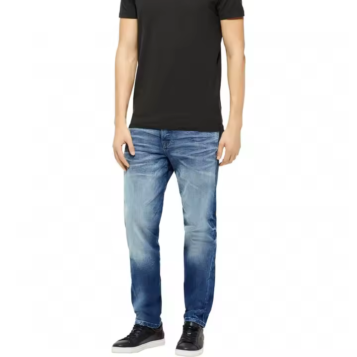 Pantalón Vaquero JJIMike JJRon JOS, Marca Jack & Jones, Color Azul, Variedad de Talla, Para Hombre - 1