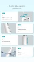 Irrigador dental inalámbrico, irrigador bucal portatil recargable con 4 modos, batería de litio de 1500 mAh, carga USB, hilo dental eléctrico sin perfume para el hogar y los viajes, potencia de limpieza de 140 PSI-Cecodadi - details 12