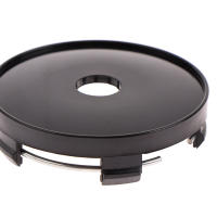 4 Pcs Accesorios De Estilo Para Ruedas De Coche Centro Hubcap De Plástico Negro OD 60MM Accesorios De Rueda De Coche - details 6